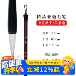 一得阁毛笔羊兼毫书法国画大中小楷套装初学者行草楷隶篆书笔文房四宝精品兼毫中 2.02元 - 86线报