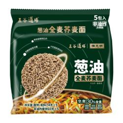 五谷道场非油炸荞麦方便面74g*5袋 14.8元 - 86线报