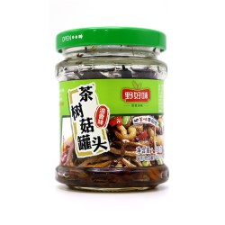 野好味茶树菇罐头瓶装味下饭菜咸菜早餐配粥小菜即食美食油香不辣 5.7元 - 线报酷