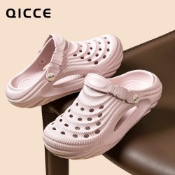 QICCE轻臣朔风QL9051-01洞洞鞋男女情侣款36-37白色防滑EVA 19.8元 - 86线报