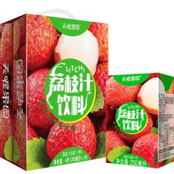 天喔果园荔枝汁整箱囤货家庭装夏季饮料清爽解腻果汁饮品 19.85元 - 线报酷