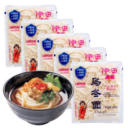 伊田面馆 日式乌冬面200g*5袋方便速食面拌面汤面火锅面鲜面条早餐必备 - 线报酷