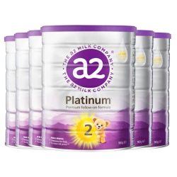 a2紫白金2段婴儿配方牛奶原箱900g*6罐 1238.12元 - 86线报