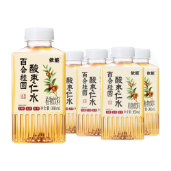 依能百合桂圆酸枣仁水0糖0脂360ml*6瓶 11.4元 - 线报酷