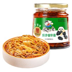 饭扫光酱腌菜酱菜爆炒金针菇280g 9.69元 - 86线报