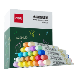 得力 水溶性粉笔24支/盒 - 86线报