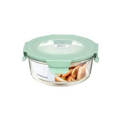 LOCK&LOCK LLG985圆形保鲜盒650ml绿色 15.94元 - 线报酷