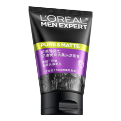 巴黎欧莱雅控油抗黑头男士洁面膏50ml 7.51元 - 86线报