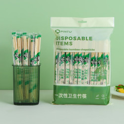 喜润家一次性连体竹筷子100双独立包装加粗野餐露营打包外卖餐具用品 1.8元 - 86线报