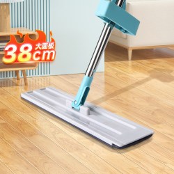 美丽雅免手洗平板拖把38cm+1块布 19.89元 - 86线报