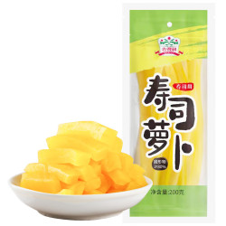 吉得利寿司萝卜条200g袋装 1.9元 - 折送网