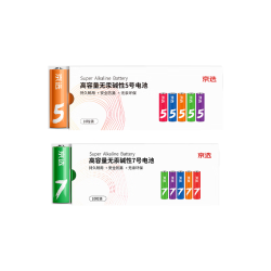 京选混合单色装碱性电池20粒 11.9元 - 86线报
