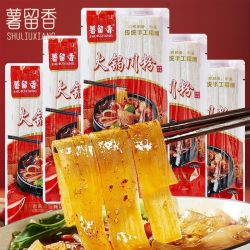 薯留香重庆手工火锅川粉麻辣烫冒菜粉条鲜粉大宽粗粉1kg 5.25元 - 美泡泡