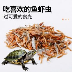 饰宠喵鱼虾虫干乌龟小零食冻干虾干鱼干面包虫巴西龟草龟幼龟粮高钙饲料 9.9元 - 86线报