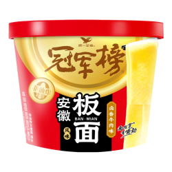 统一冠军榜安徽板面卤香牛肉味桶面非油炸方便面139g*1桶 1.5元 - 86线报