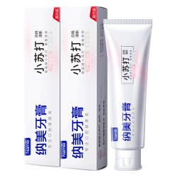 纳美白桃小苏打牙膏120g 3.45元 - 美泡泡