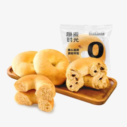 原麦时光全麦贝果面包原味55gx5袋 11.9元 - 线报酷