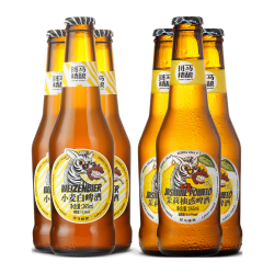 斑马精酿白啤酒+果啤组合1x6x265ml6瓶装 17.41元 - 86线报