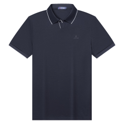 梦特娇长绒棉凉感藏青3XL/56男士POLO衫 45.7元 - 86线报