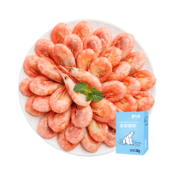 美加佳丹麦熟冻北极甜虾腹籽净重1.5kg90-120只/kg 89元 - 86线报