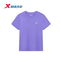 特步纯棉吸汗儿童短袖T恤 19.95元 - 86线报
