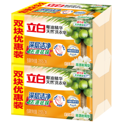 立白茉莉橙花天然洗衣皂205g*4块 8.49元 - 86线报