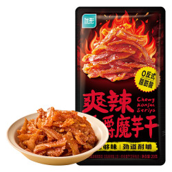 优形爽辣嚼嚼魔芋干解馋办公室休闲零食小吃山胡椒味辣条混合味20g*10袋共200g 19.9元 - 86线报