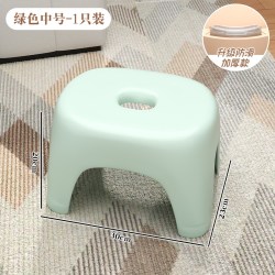 居烁换鞋凳门口家用入户小凳子矮凳塑料儿童卡通椅子加厚防滑客厅板凳 7.74元 - 美泡泡
