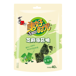 美好时光海苔芝麻夹心脆40g 4.9元 - 86线报