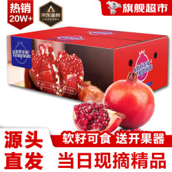 愉果会理突尼斯软籽石榴甄选6-8粒净重4.5斤 12.9元 - 86线报