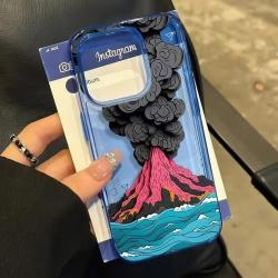 C火山喷发图案适用苹果11-17系列手机壳 9.9元 - 86线报