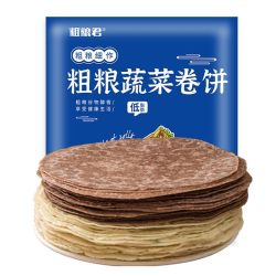 粗粮君低脂荞麦卷饼500克全麦手抓饼葱香五谷杂粮健身代早餐薄饼 6.6元 - 线报酷