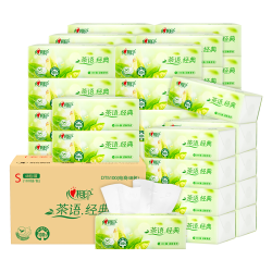 心相印抽纸茶语经典100抽48包S码纸巾囤货装整箱 41.93元 - 线报酷