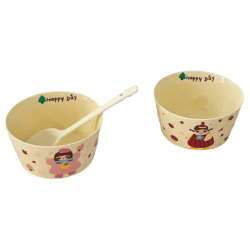 欧因陶瓷碗2碗2勺餐具 15.9元 - 86线报