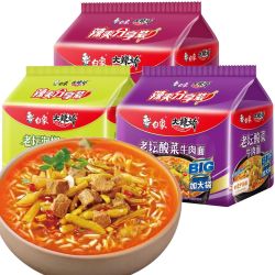 白象大辣娇老坛酸菜泡椒牛肉方便面5包 10.2元 - 线报酷
