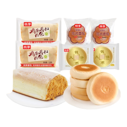 桃李面包组合鸡蛋香松2袋+花式2袋+钱币大饼2共530g 14.9元 - 86线报