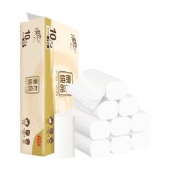 清风无芯卷纸4层70克云柔纯品卫生纸厕纸纸巾立体压花4层70g*10 8.91元 - 折送网