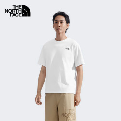 北面短袖T恤男女款宽松短袖户外休闲8GZ7白色/FN4 2XL 128元 - 86线报