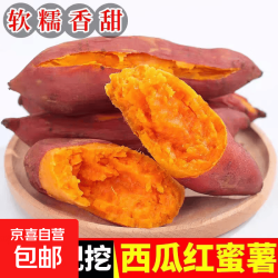 2026新鲜现挖西瓜红蜜薯红心蜜薯直播间源头直发5斤中小果含箱 16元 - 线报酷