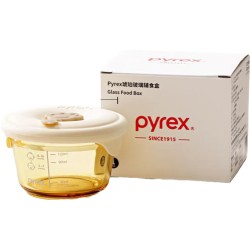 Pyrex康宁全硅胶盖可蒸煮蛋羹玻璃辅食盒保鲜储存盒婴儿辅食圆形辅食盒190ml 15.98元 - 线报酷