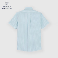 Brooks Brothers男士夏季新款牛津纺条纹休闲衬衫刺绣logo 258元 - 86线报