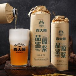 qingdashi全麦精酿原浆白啤啤酒1L*6桶 64.95元 - 86线报