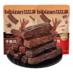 比比赞手撕风干牛肉干原味100g 8.9元 - 86线报