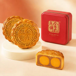 金九月饼金九吴川月饼广式中秋月饼双黄白莲蓉月饼单个装170g 12.9元 - 86线报