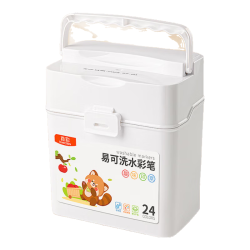真彩易可洗印章水彩笔24色儿童无毒水溶性绘画笔 14.62元 - 86线报