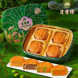 莲香楼双蛋黄纯白莲蓉月饼600g礼盒装 52.9元 - 86线报