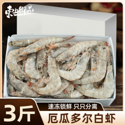 东上御品厄瓜多尔白虾盐冻15-17cm 3斤 58.8元 - 清风线报