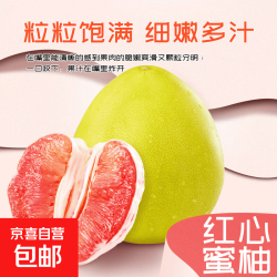 正宗福建红心蜜柚5-6粒装净重9-10斤 16.9元 - 86线报
