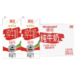 德亚全脂纯牛奶1L*12盒 97.15元 - 86线报