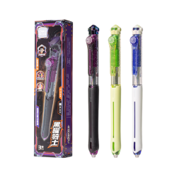 得力 SS036-3 六边形战士可擦中性笔 黑色 0.5mm 3支装 - 86线报